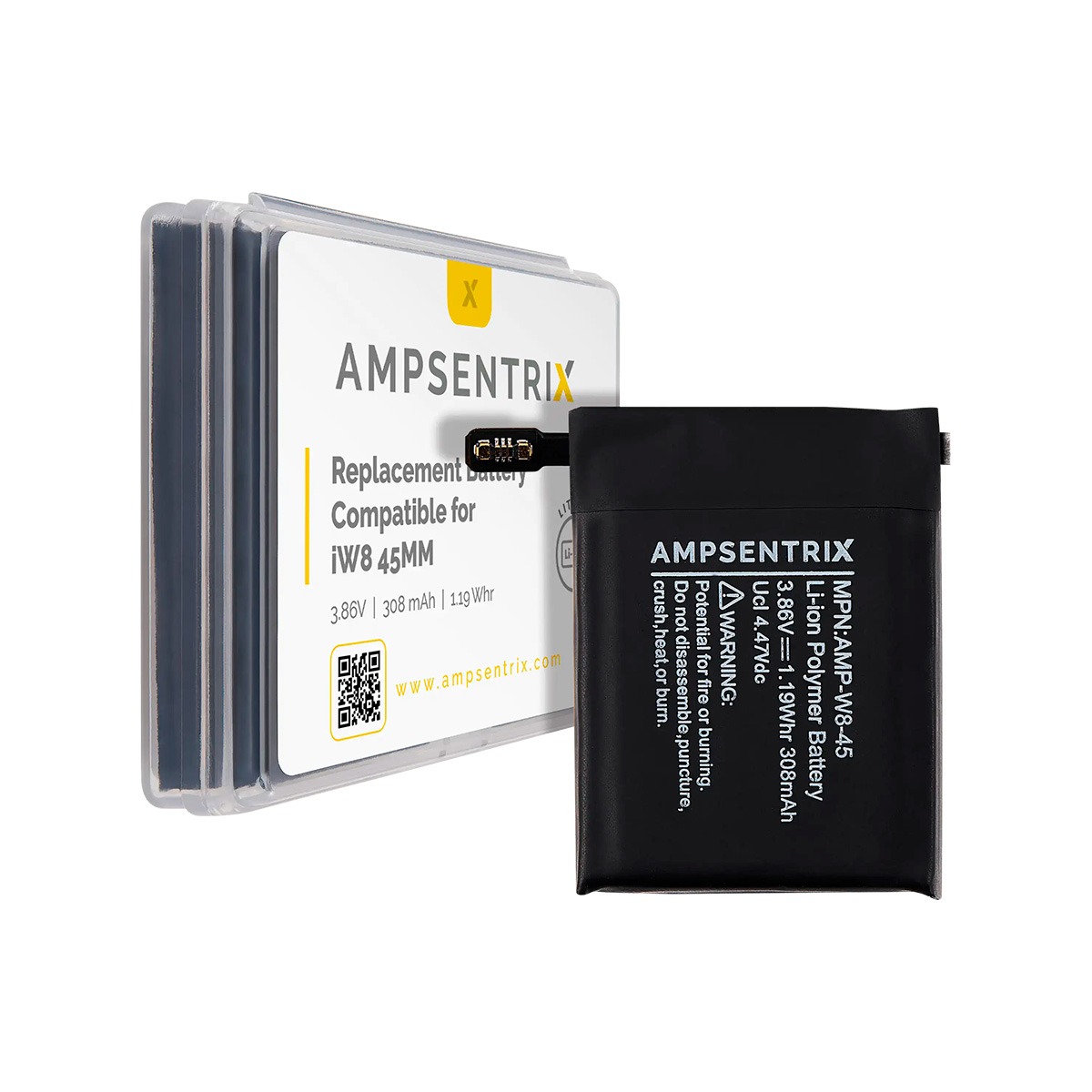 Bateria Ampsentrix Watch Serie 8 45mm